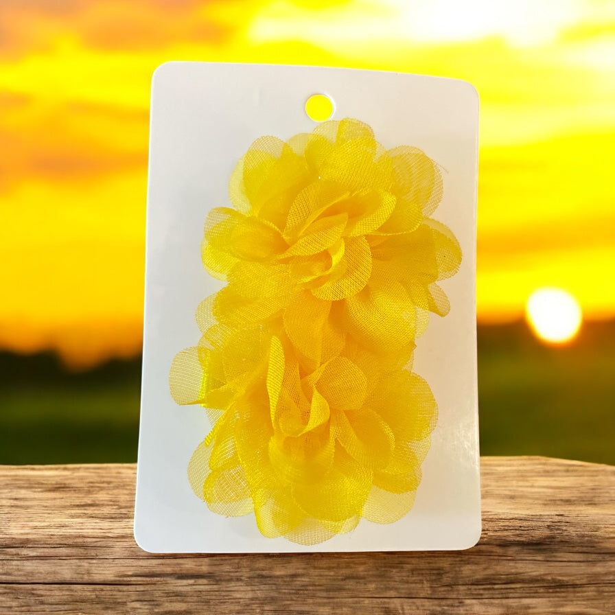 Lot de 2 pince en fleur