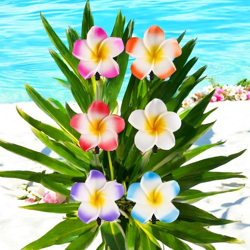🌺 Barrette Fleur Plumeria – Évasion Hawaïenne au Bout des Cheveux !