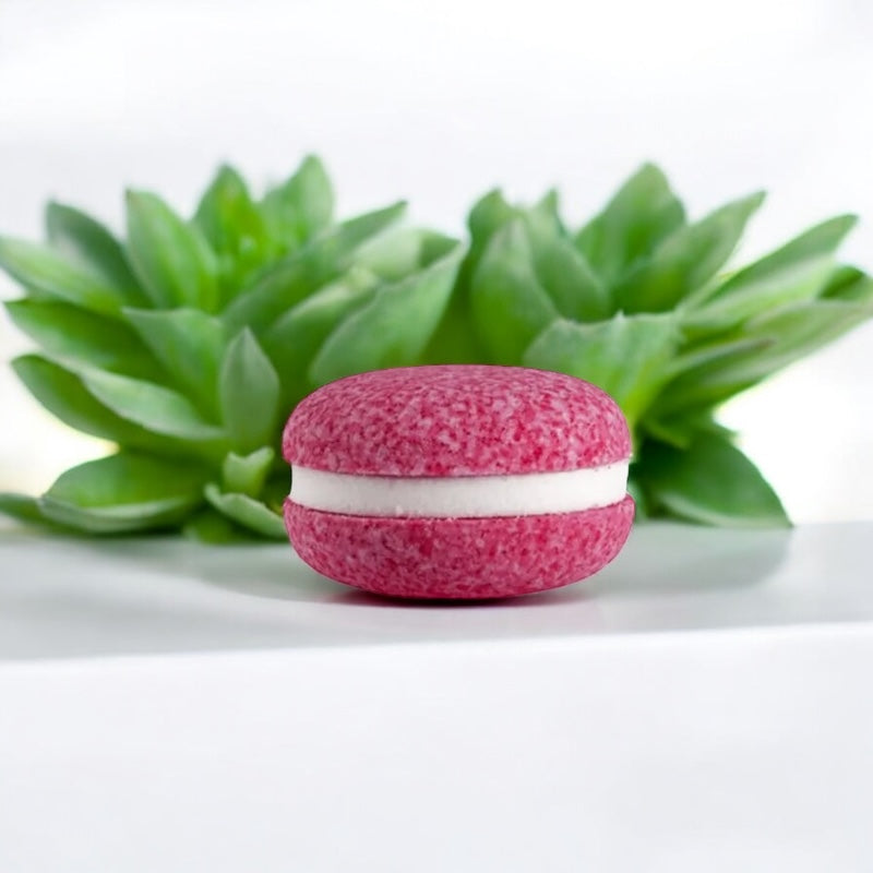 🛁 Macaron Effervescent de Bain – Détente Gourmande et Féminine 🌸
