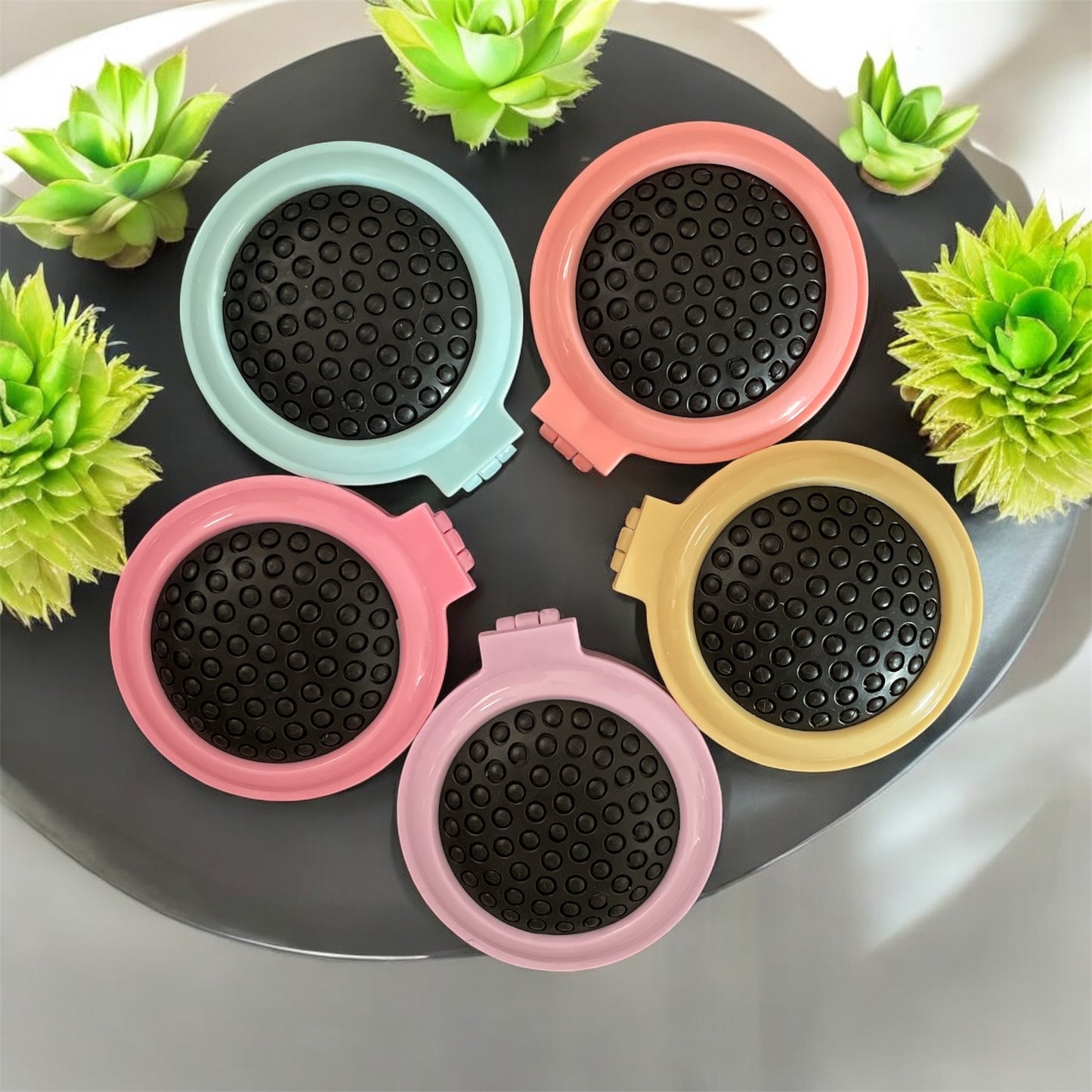 💕 Brosse à Cheveux Pliable – Compacte & Colorée 🌈