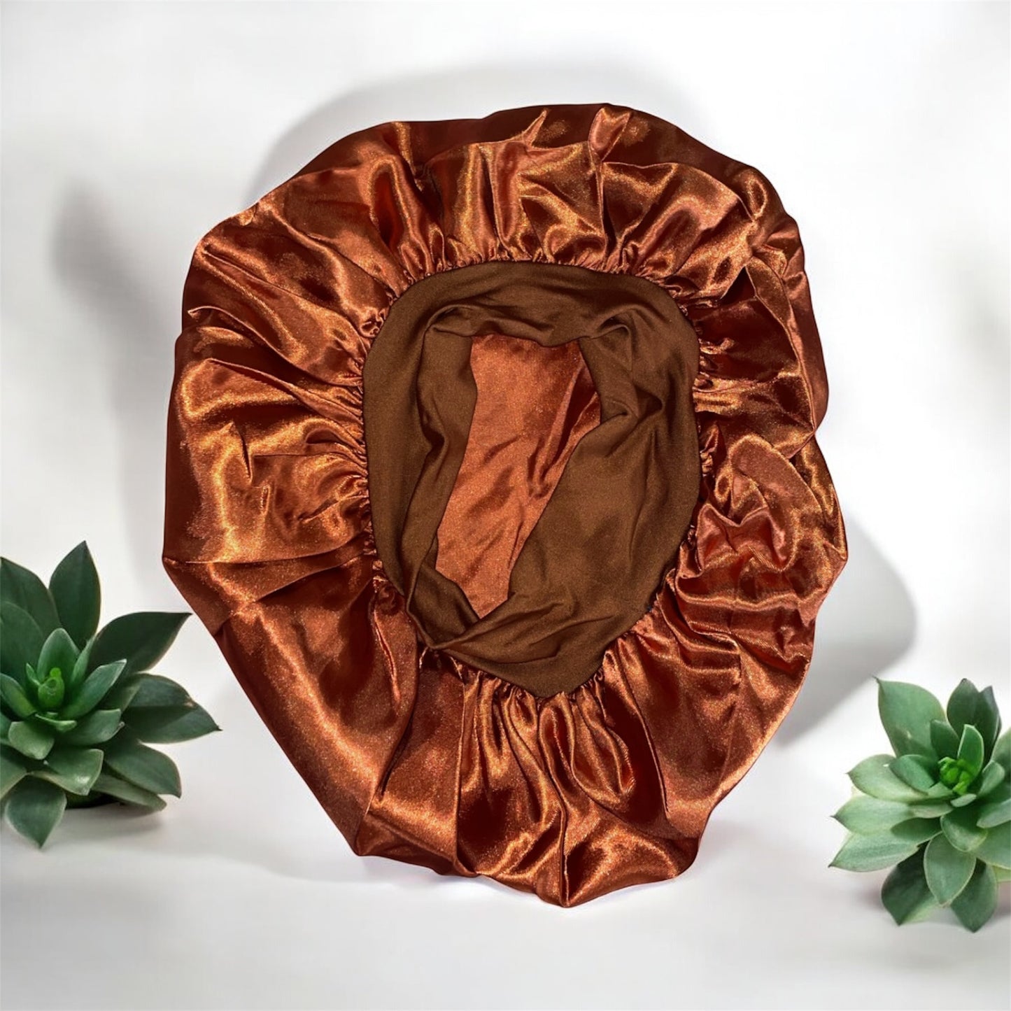 Bonnet en Satin Brillant – Protection & Élégance Nocturne