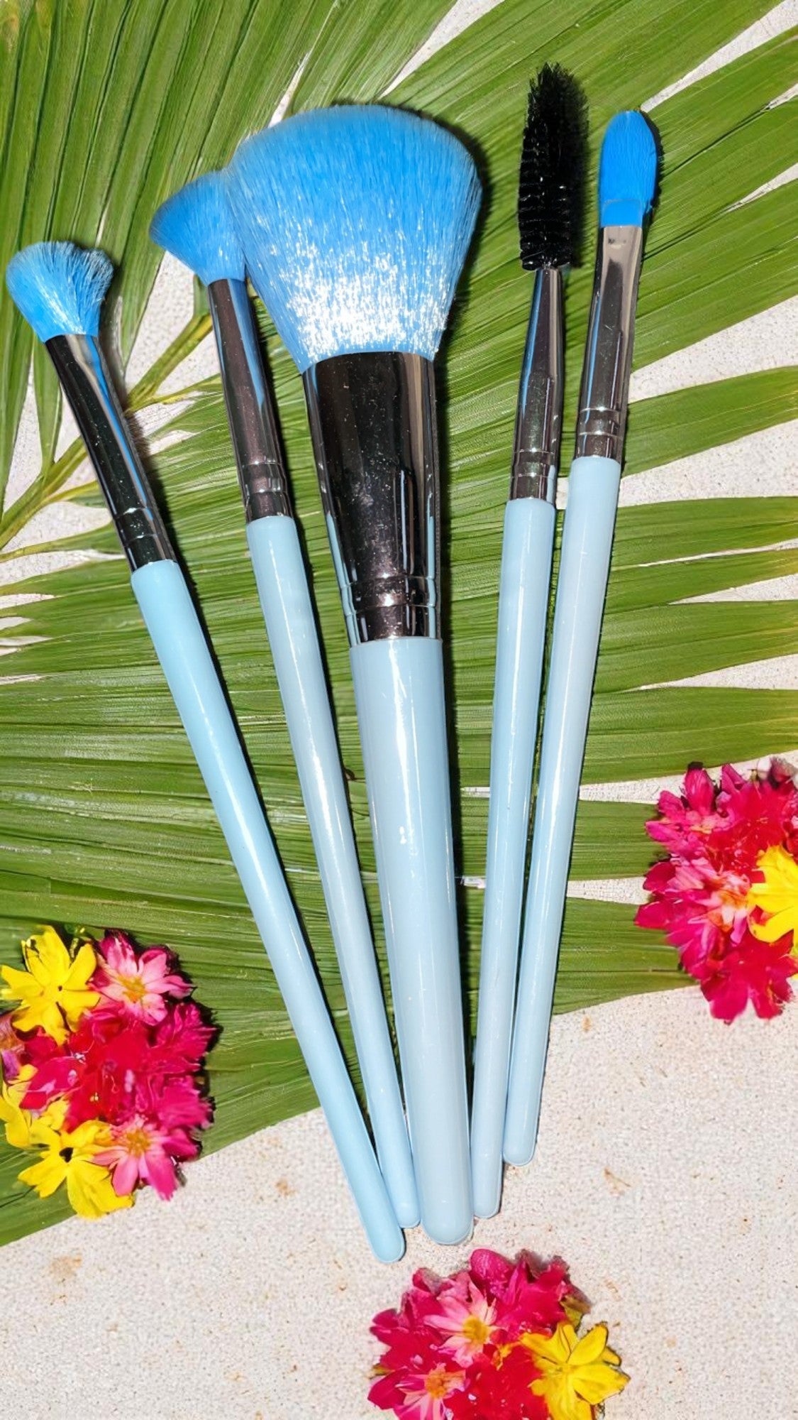 Ensemble de pinceaux de maquillage- (5 pièces)