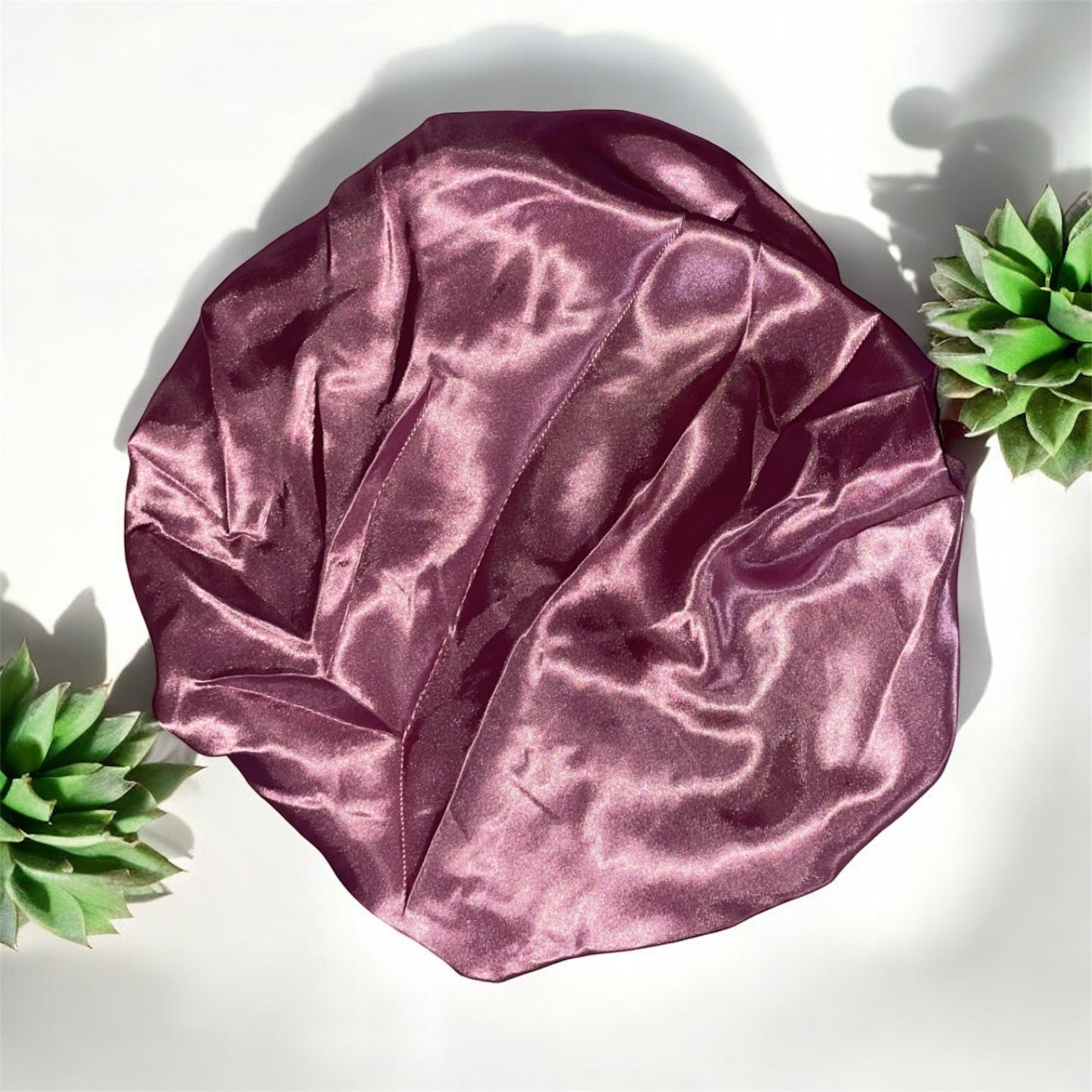 Bonnet en Satin Brillant – Protection & Élégance Nocturne