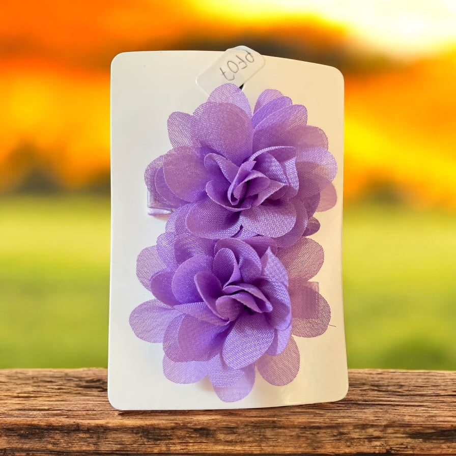 Lot de 2 pince en fleur