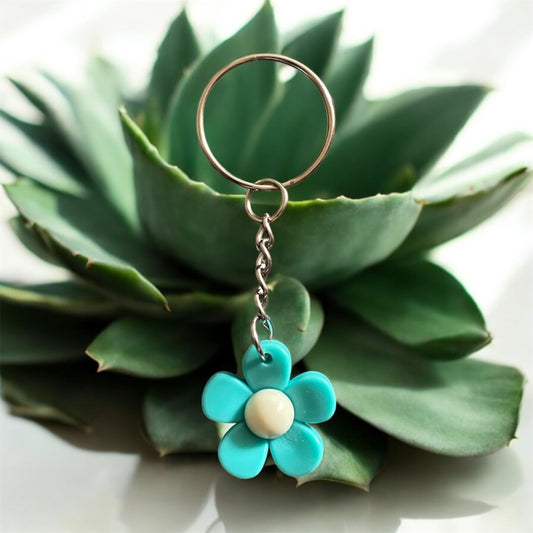 🌸 Porte-Clés Fleur Colorée – L’Accessoire Trop Mignon à Emporter Partout !