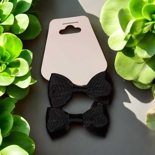 Duo d’Élastiques Nœud Papillon – Adorables & Confortables pour Petites Filles