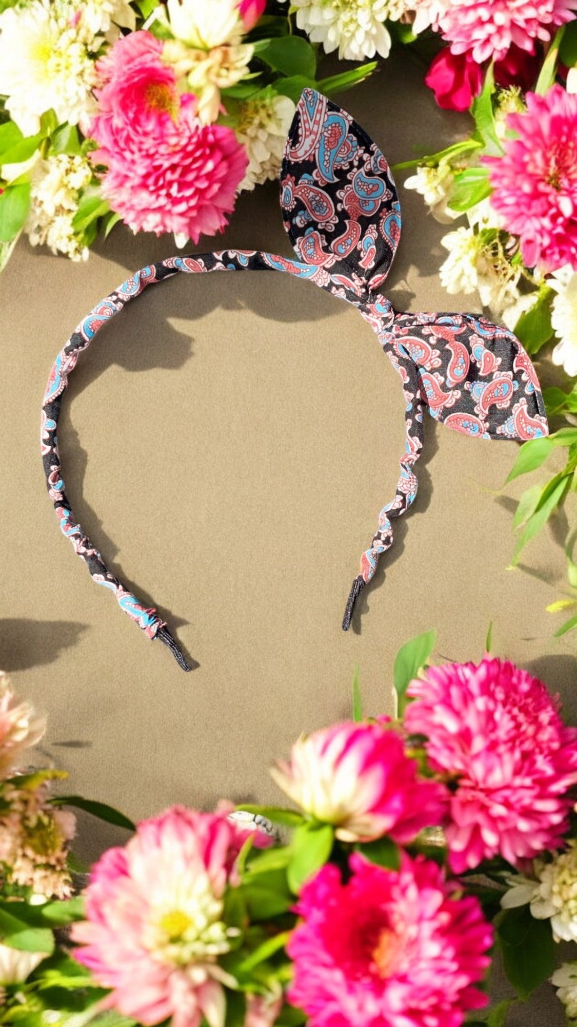 Serre tête noeud floral