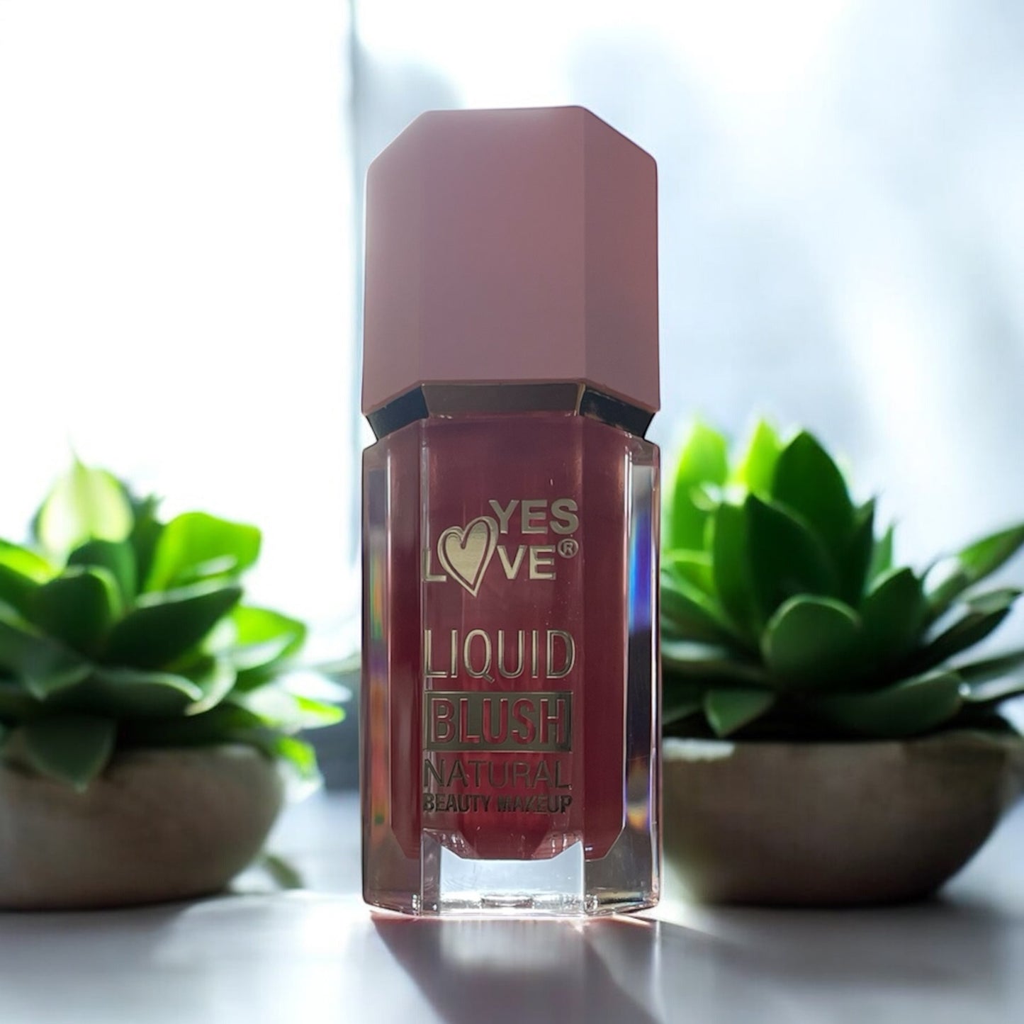 🌸 Blush Liquide YES LOVE – Effet Bonne Mine Naturel