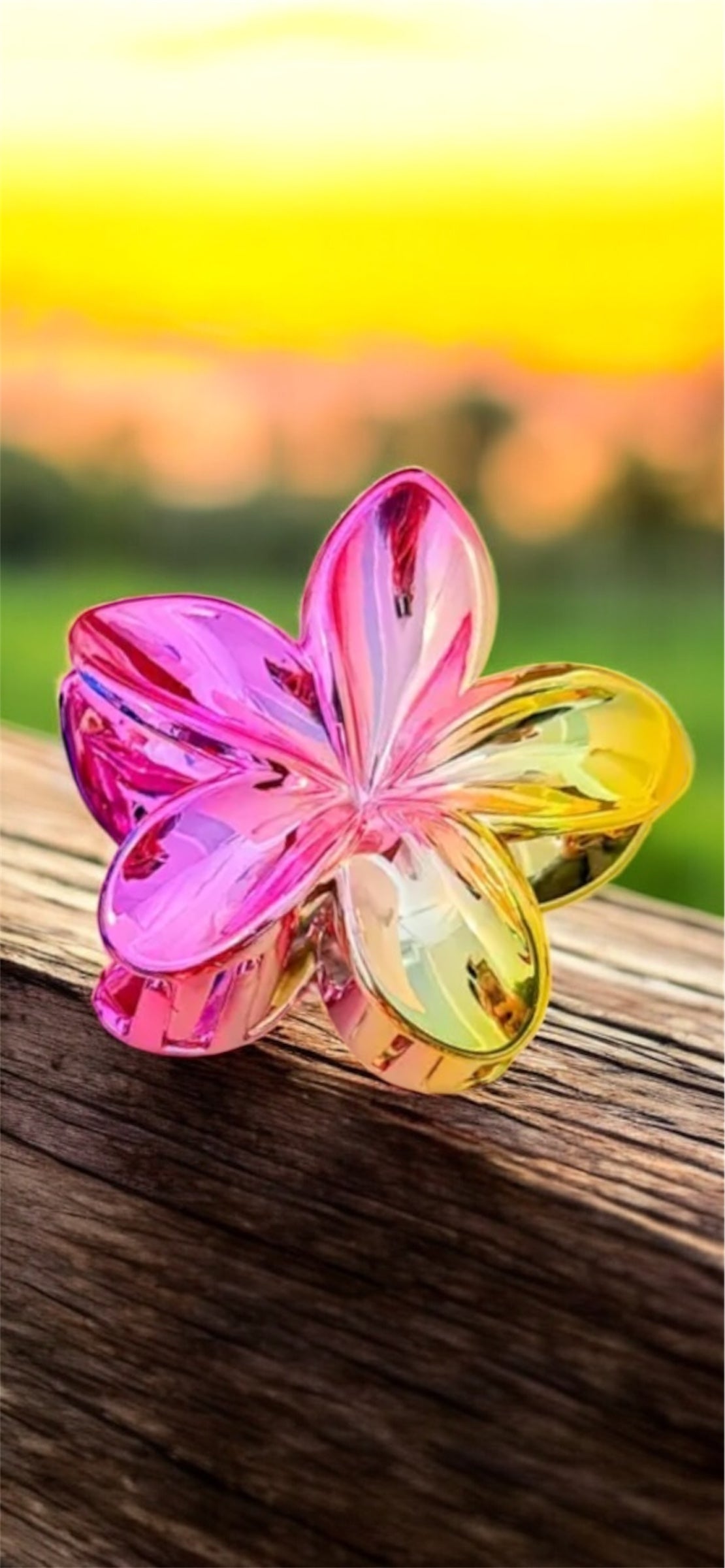 🌸 Pince Fleur Multicolore – Éclat Polychrome pour Sublimer ta Coiffure 🌈