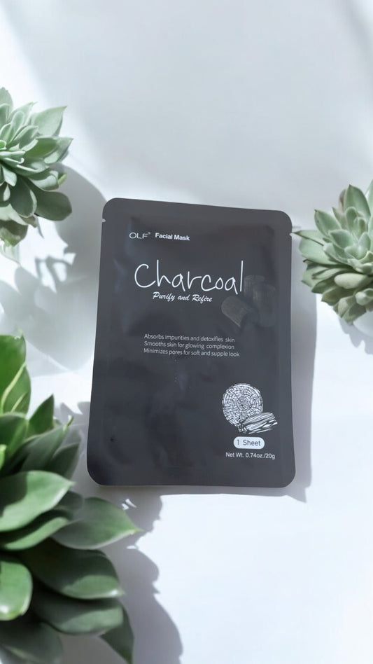 🖤 Masque Visage au Charbon – Purifiant & Anti-Imperfections ✨