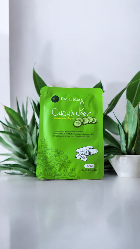 🥒 Masque Visage au Concombre – Apaisant & Hydratant Naturel ✨
