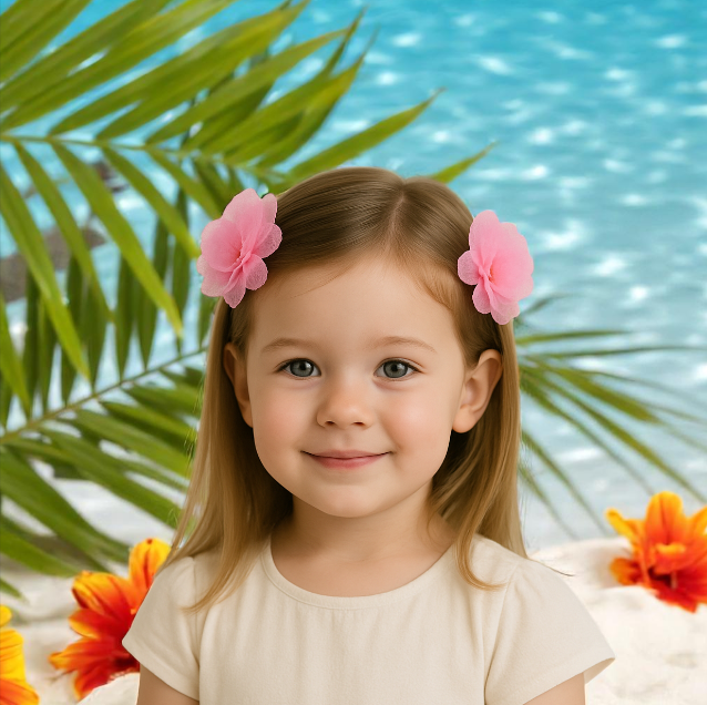 Lot de 2 pince en fleur