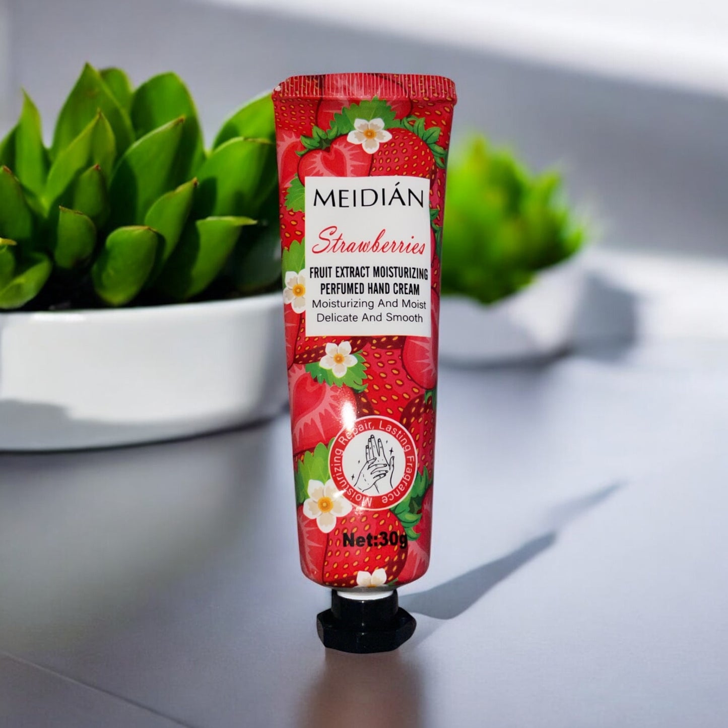 Crème pour les mains parfumée MEIDIAN – Hydratation fruitée & douceur au quotidien 🍓🍊🫐