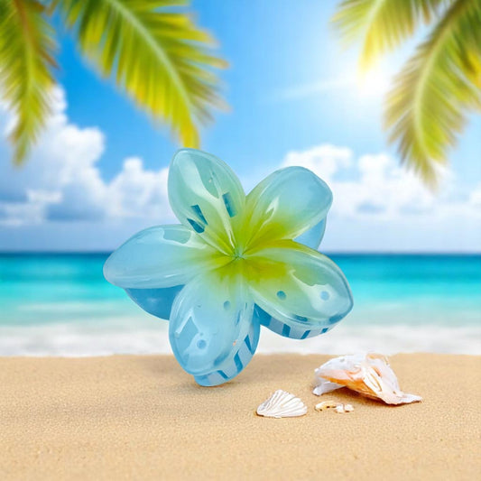Pinces à Cheveux Fleur Hawaïenne – Esprit Aloha & Féminité 🌴